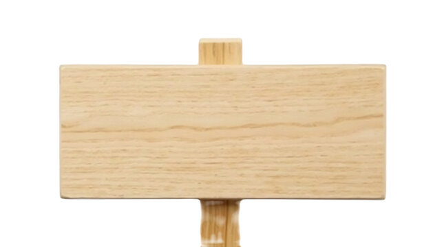 Wooden sign for signage or message