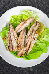mackerel can seafood salad fresh tasty food dish delicious gourmet food background on the table rustic food top view copy space keto and paleo diet Vegetarian  food pescetarian diet