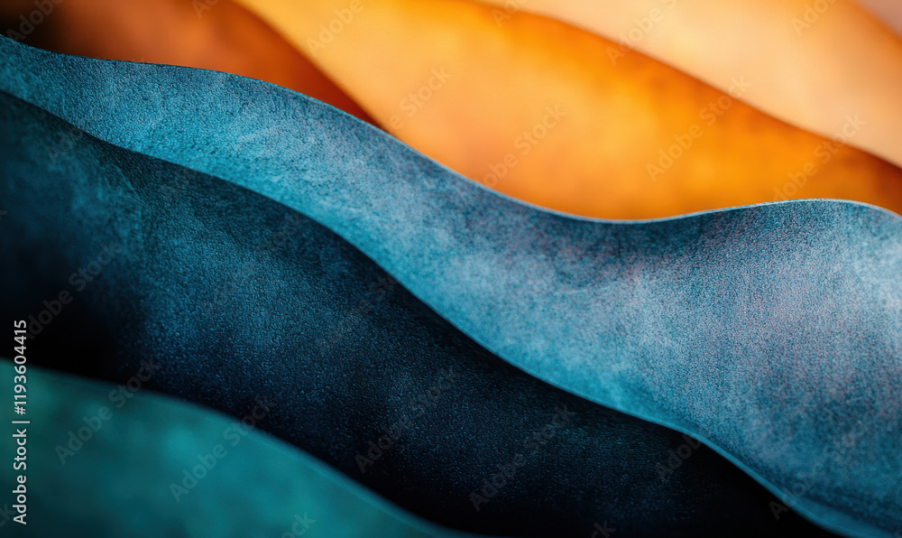 Poster vibrant abstract wave textures: dynamic color patterns creating depth and artistic flow in modern de