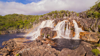 Fototapeta premium waterfall in park