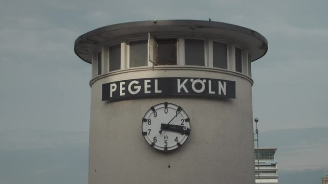 Pegel Koln is river gauge station on Rhine in Cologne, monitoring water levels for flood control and navigation. It provides vital data for managing river flow, flood risks, and water safety in region