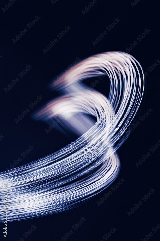 Poster dynamic abstract light flow captures the essence of modern technological innovation in motion