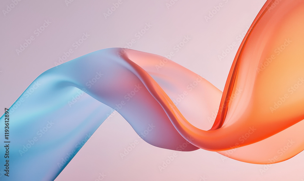 Poster vibrant abstract fluid design with dynamic color gradients and flowing shapes in modern art expressi