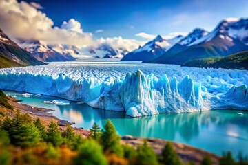 Miniature Patagonia: Perito Moreno Glacier, Argentina - Tilt-Shift Photography