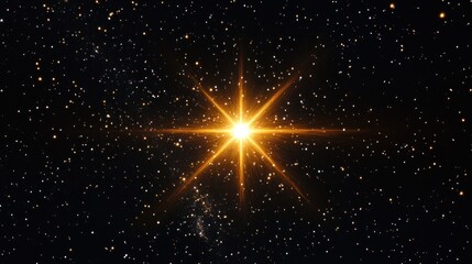 A Radiant Celestial Body Illuminating the Vast Cosmos A Stunning Display of Cosmic Brilliance