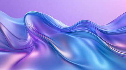Obraz premium Abstract dynamic wave motion purple and blue background. futuristic gradient wallpaper, wavy fluid modern banner illustration, bright curve flow, trendy poster, neon style.