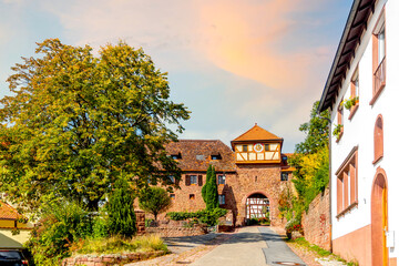 Altstadt, Dilsberg, Deutschland 
