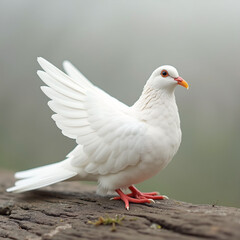 Various images of the dove, the symbol of peace
