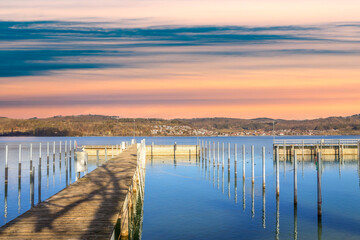Fototapeta premium Bodman Ludwigshafen, Bodensee, Baden Wuerttemberg, Deutschland 