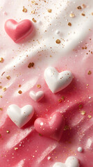abstract Valentine's Day-themed background