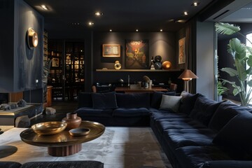 Luxurious contemporary living room design