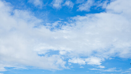 Blue sky with cloud background
