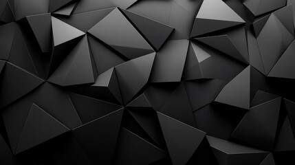 Warped Black Abstract Mesh Grid: Elegant Dark Grey Geometric Wallpaper for Technological Luxury Aesthetics