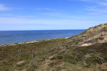 Blick auf die K&uuml;stenlandschaft bei Kampen auf der Nordfriesischen Insel Sylt