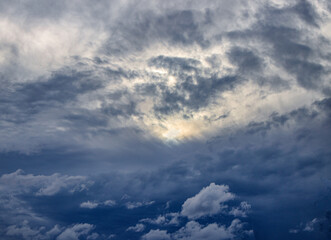 storm clouds in the sky