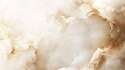 Abstract marble texture with cream and gold hues showcasing natural elegance