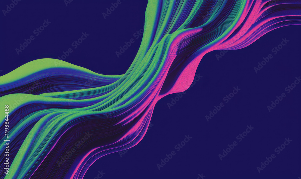 Aufkleber dynamic and vibrant abstract design with bold contrasts in modern aesthetic patterns
