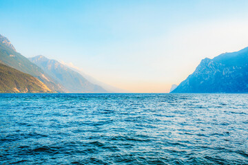 Lake Garda, Italy. A beautiful lake for swimming, sailing and water sports