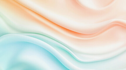 Obraz premium Soft pastel waves create a calming atmosphere perfect for creative work and relaxation