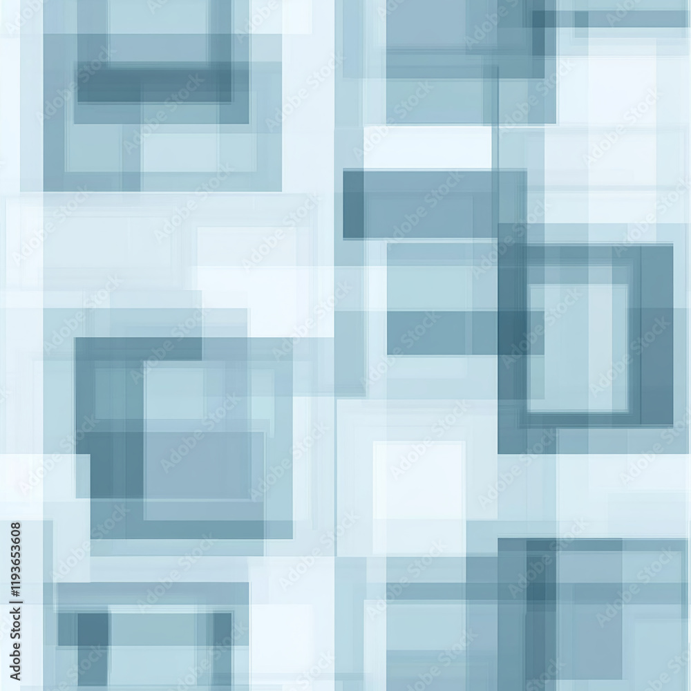 Aufkleber Abstract overlapping square pattern and geometric texture design