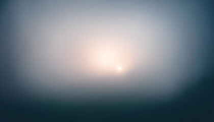 A background in the form of a bright sunset through fog or a light effect in the form of a solar halo.