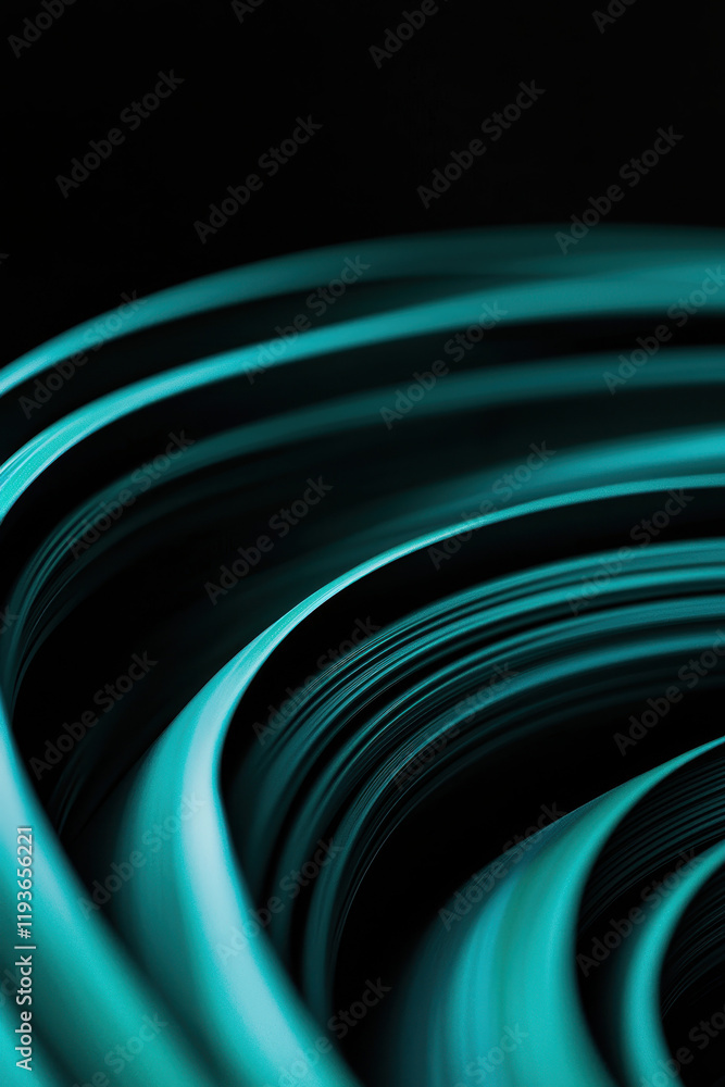 Poster explore the elegance of dynamic curved lines in this visually striking abstract design illustration