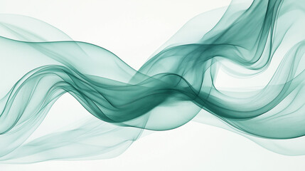 Fototapeta premium Abstract swirls of green and blue