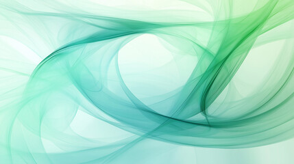 Fototapeta premium Abstract swirls of green and blue