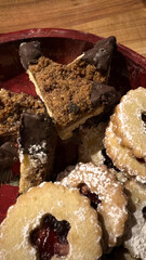 Christmas nut corners Hilda rolls terraces pastries cookies Advent 