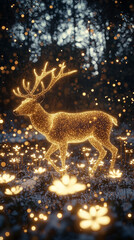 Obraz premium deer in the forest