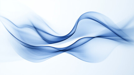 Obraz premium abstract liquid wave in blue