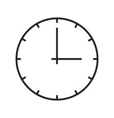 Time clock icon set. Wall clock vector icon. Schedule timer sign for UI designs. Clock icon set. Hours dial. Watch time. Business deadline. 