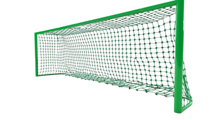 football goal net isolated on white backgrounds.PNG