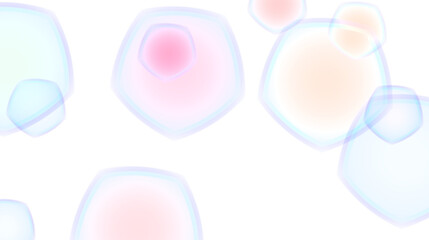 vibrant colored abstract bokeh light shapes on transparent PNG background for creative digital designs, overlays, and artistic editing projects