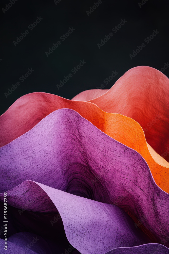 Aufkleber captivating abstract waves of vibrant colors and dynamic textures in stunning artistic pattern