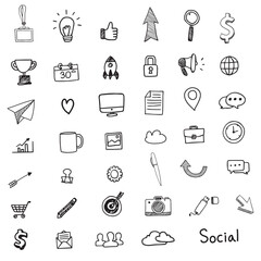 Freelance & Productivity Icons: A Clean and Stylish Collection