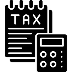 Tax Calculator icon single vector illustration
