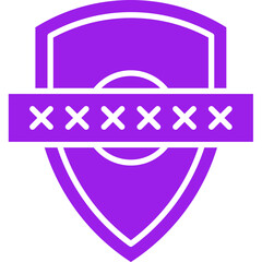 Security Token icon single vector illustration