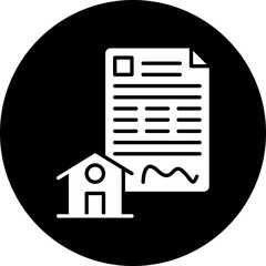 Mortgage Loan icon single vector illustration