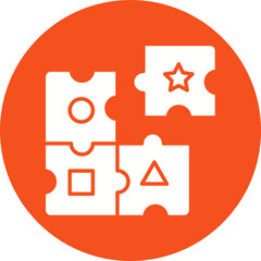 Obraz premium Business Solution icon single vector illustration