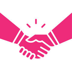 Partnership icon single vector illustration