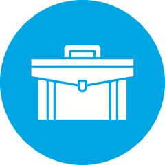 Briefcase icon single vector illustration