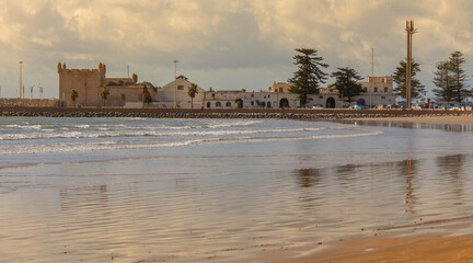 Naklejka premium architecture of the beautiful city of Essaouira in west Morocco