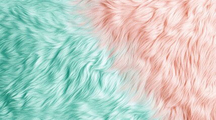 Fototapeta premium Animal Skin In Mint And Pink Colors