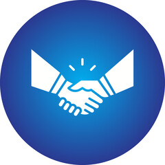 Partnership icon single vector illustration