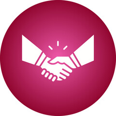 Partnership icon single vector illustration