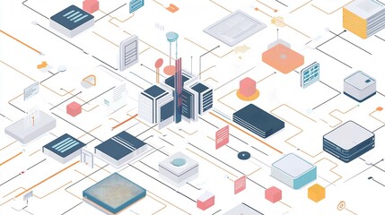 Apis facilitating data integration visualized showcasing their role connecting distributed IT systems for seamless operation