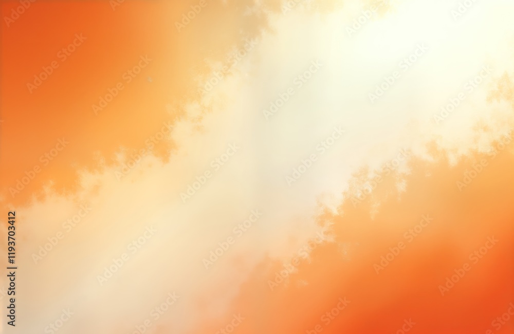 Poster Abstract design element featuring gradient orange tones, subtle noise effects. Smooth transitions create soft, blurred look. Vintage filter creates grainy texture mimicking old style picture. Perfect