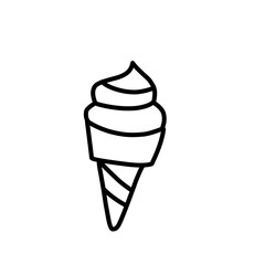ice cream outline