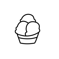 ice cream outline
